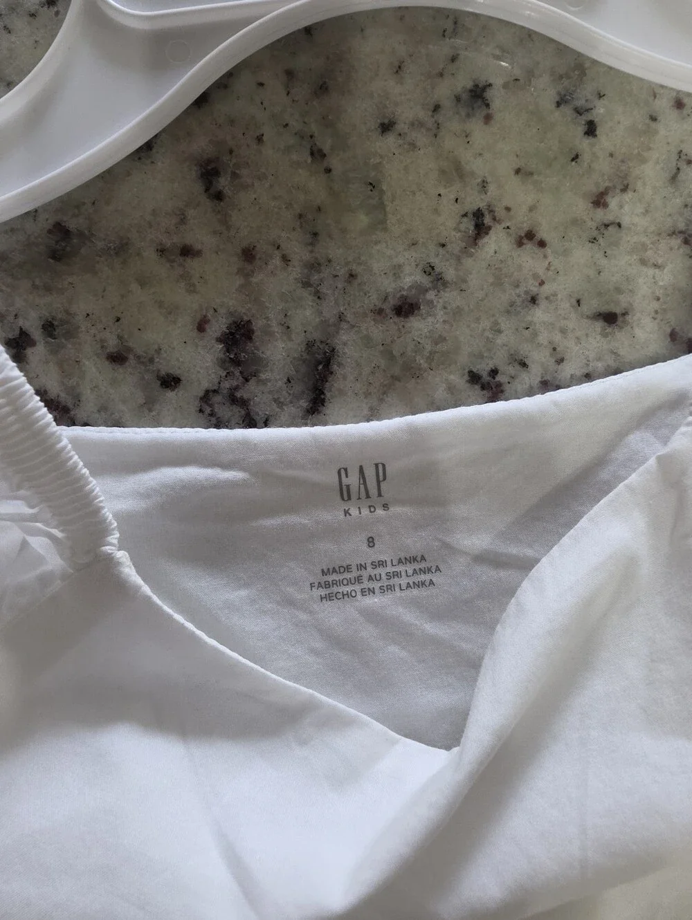 GAP White Eyelet Ruffle Strap Dress for Girls